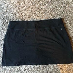Black comfy skort